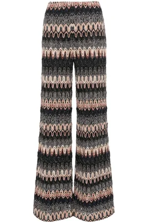 Missoni Pantalones acampanados con cierre
