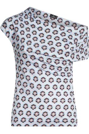 Etro Top asimétrico con estampado abstracto