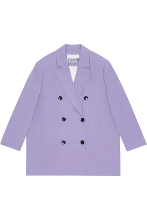 Ganni Blazer con doble botonadura