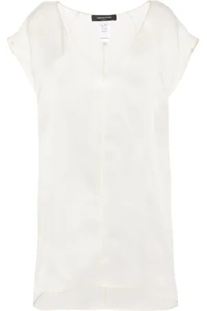 Fabiana Filippi Blusa de seda semitransparente