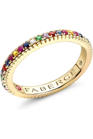 Faberge Anillo Colors of Love en oro amarillo de 18kt con piedra Yemulti