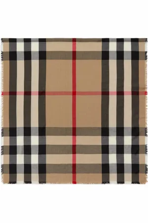 Burberry Bufanda de cachemira con motivo House Check