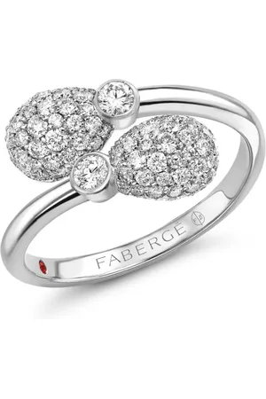 Faberge Anillo Emotion en oro blanco de 18kt con diamantes