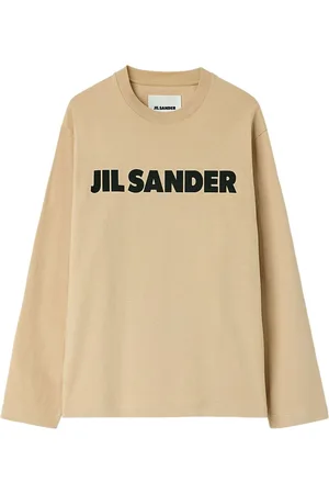 Jil Sander Playera con logo estampado