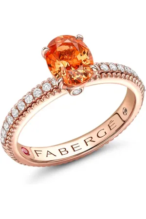 Faberge Anillo Colors of Love en oro rosa de 18kt con gema