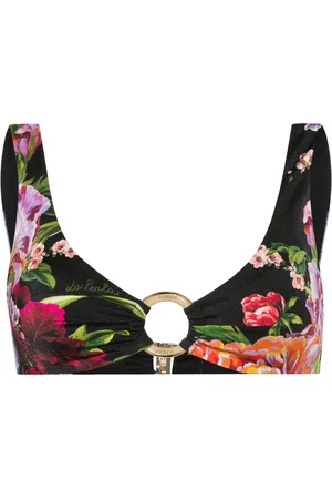La Perla Top de bikini con estampado floral