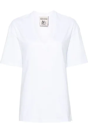 SEMICOUTURE Playera con cuello en V