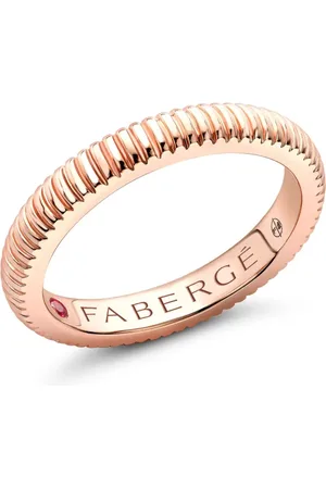 Faberge Anillo Colors of Love en oro rosa de 18kt con rubí