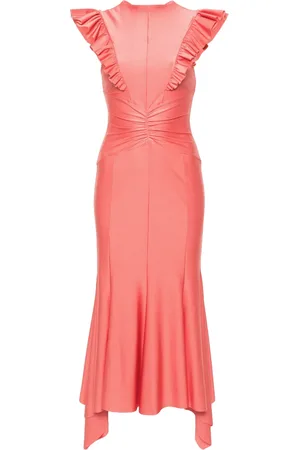 Serafini Vestido midi con volantes