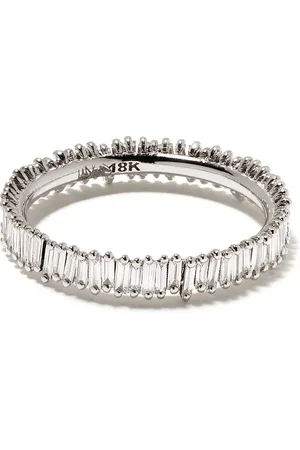 Suzanne Kalan Anillo Fireworks en oro blanco de 18kt con diamante