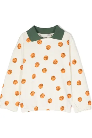 Mini Rodini Sudadera con estampado de basketball