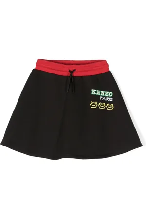 Kenzo Falda con estampado gráfico y cordones en la pretina