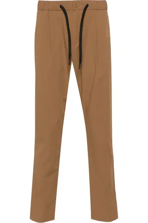 HERNO Pantalones rectos con pinzas