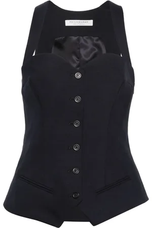 Serafini Camiseta ajustada con escote en forma de corazón
