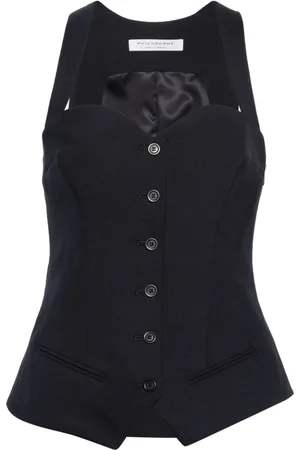 Serafini Camiseta ajustada con escote en forma de corazón