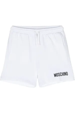 Moschino Bermudas con cordones en la pretina y logo estampado