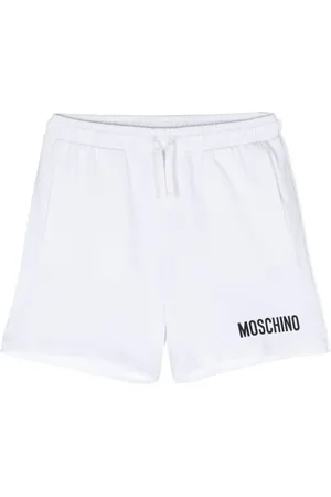 Moschino Bermudas con cordones en la pretina y logo estampado