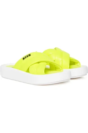 Msgm Sandalias con logo estampado