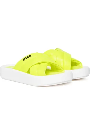 Msgm Sandalias con logo estampado