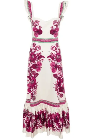 La DoubleJ Vestido largo Gingerbread con estampado floral