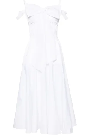 Patou Vestido midi con detalle de moño
