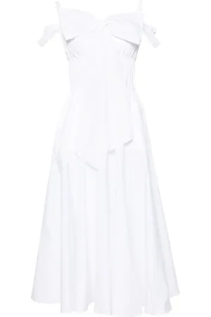 Patou Vestido midi con detalle de moño