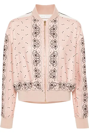 Palm Angels Chamarra bomber con estampado de cachemira