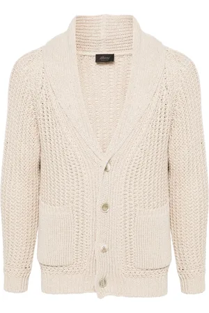 BRIONI Cárdigan tejido de crochet