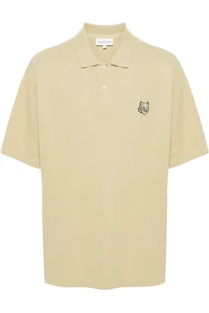 Maison Kitsuné Playera tipo polo con motivo Bold Fox Head