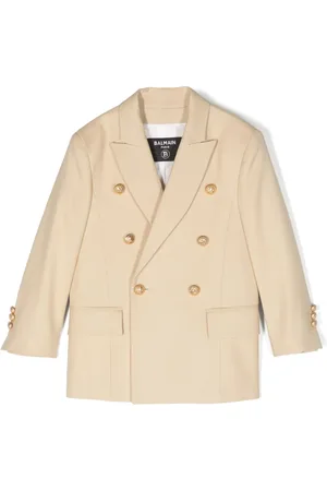 Balmain Blazer con doble botonadura y solapas de pico