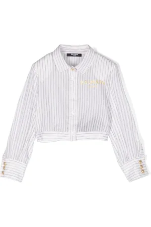 Balmain Camisa con logo estampado