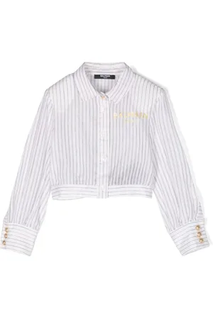 Balmain Camisa con logo estampado