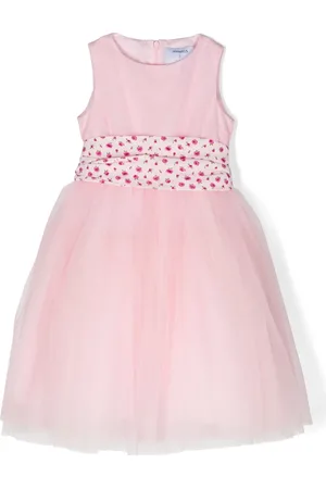 Simonetta Vestido de tul con cinturón