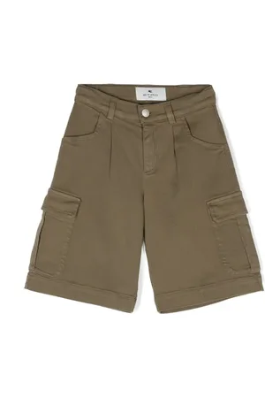 Etro Shorts cargo con bordado Pegaso