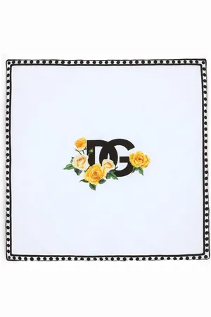 Dolce & Gabbana Manta con rosas estampadas