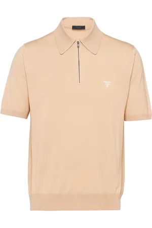 Prada Playera tipo polo con logo bordado