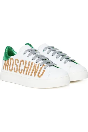 Moschino Tenis con logo y glitter