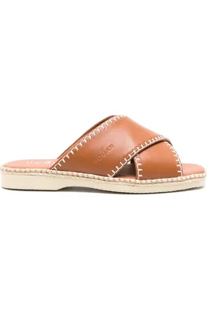 Hogan Flip flops con tiras cruzadas