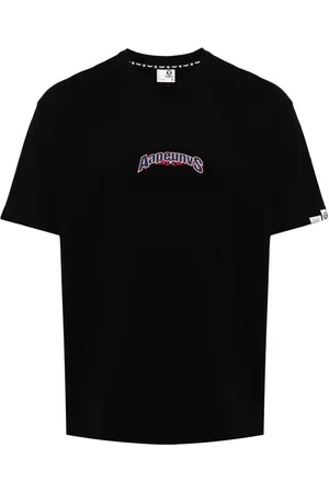 A Bathing Ape Playera con logo estampado