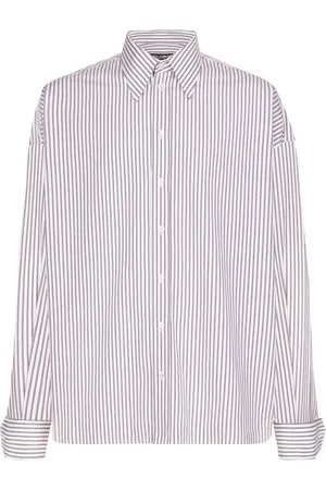 Dolce & Gabbana Camisa de popelina con motivo de rayas