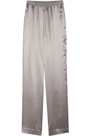 Simonetta Pantalones de seda ajustados
