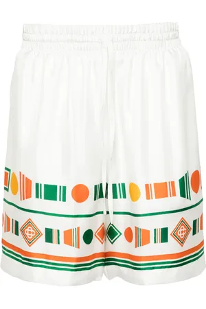 Casablanca Shorts de seda Playful Eagle
