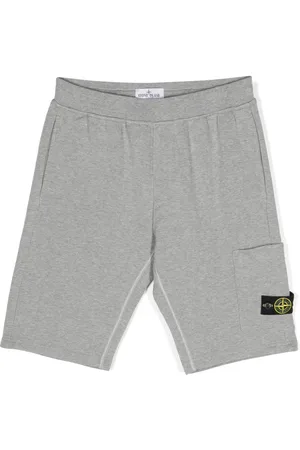 Stone Island Shorts deportivos con efecto melange