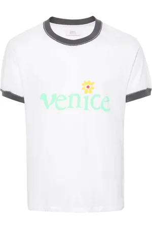 ERL Playera con eslogan estampado