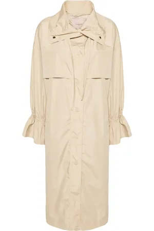 Twin-Set Gabardina con logo grabado
