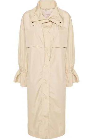Twin-Set Gabardina con logo grabado
