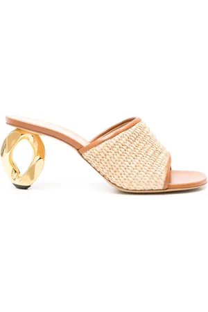 J.W.Anderson Mules con tacón de cadena