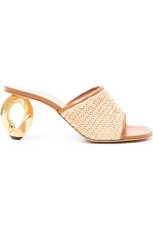 J.W.Anderson Mules con tacón de cadena