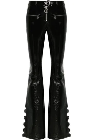 Courrèges Pantalones acampanados con hebillas
