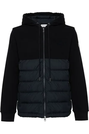 Moncler Chamarra con capucha y paneles capitonados